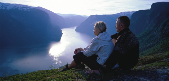 View from Aurland road by Terje Rakke